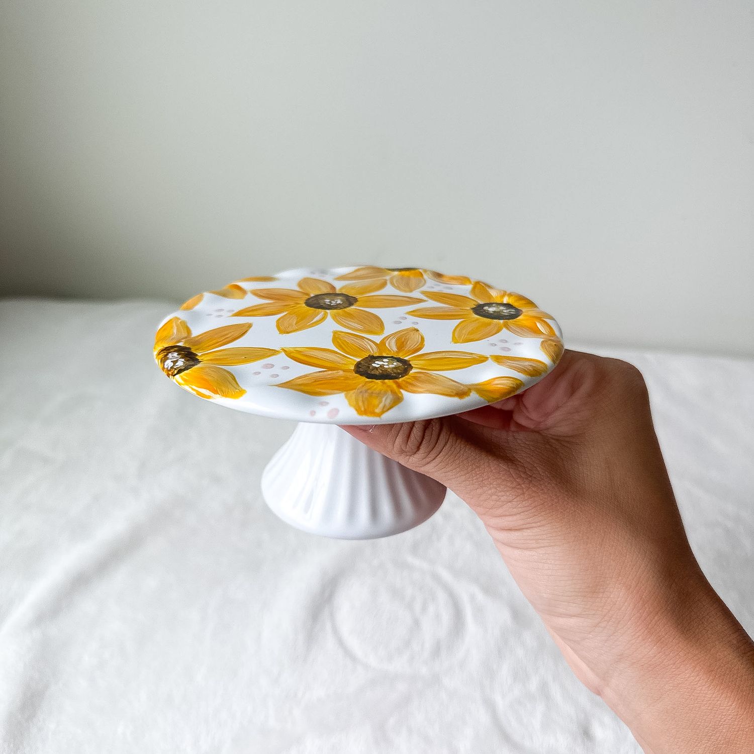 Mini Cake Stand - Sunflowers Mini Cake Stand - Sunflowers