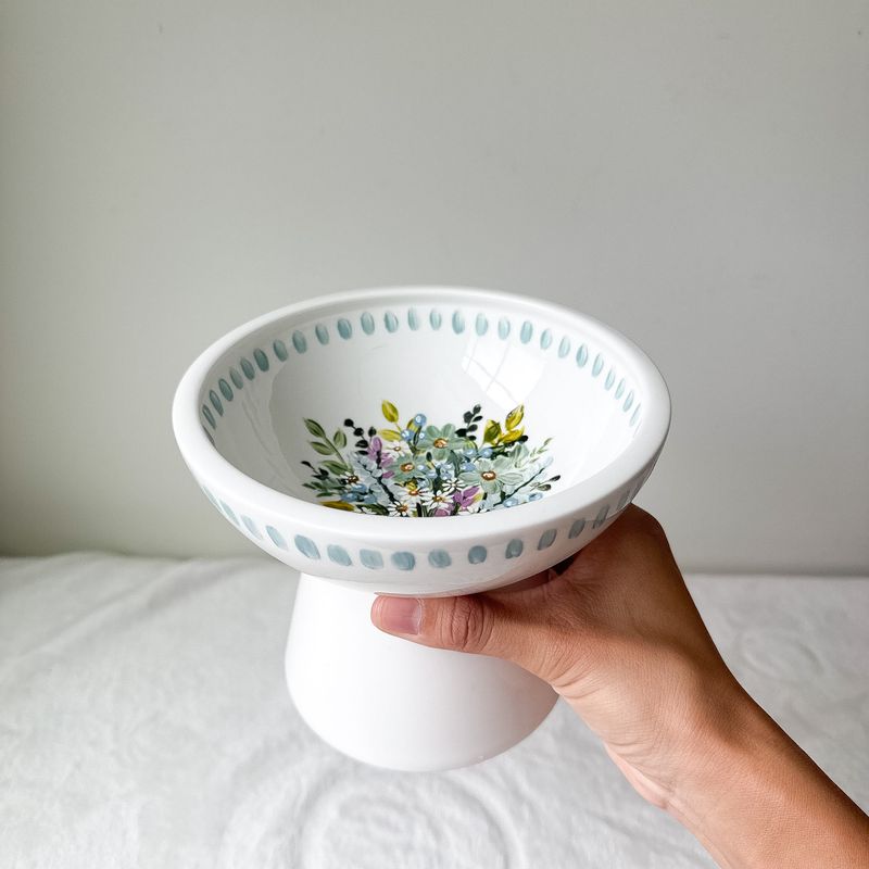 Ceramic Catch-all Bowl: One-of-a-Kind Thrift Ceramic Catch-all Bowl: One-of-a-Kind Thrift