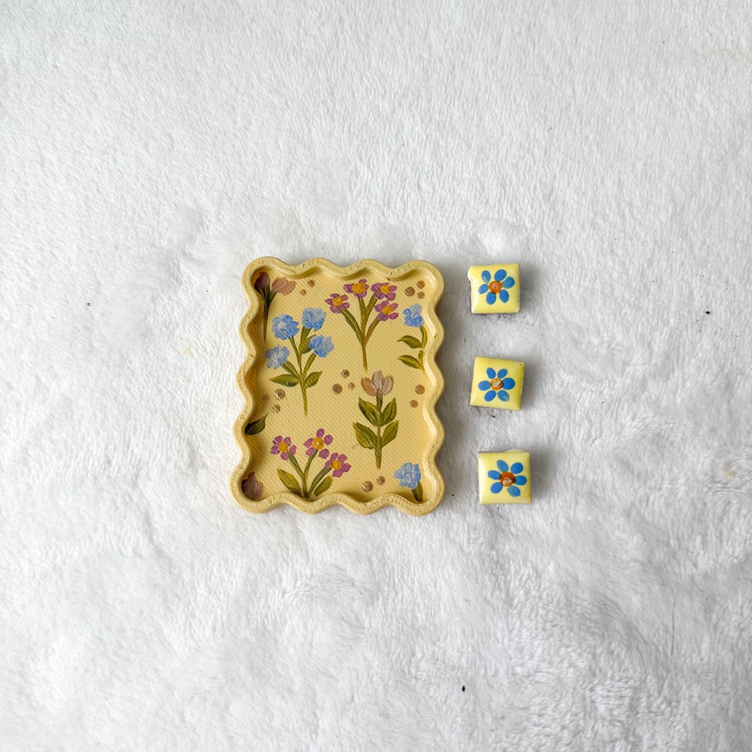 Mini Framed Magnet Set - Cottage Core Florals