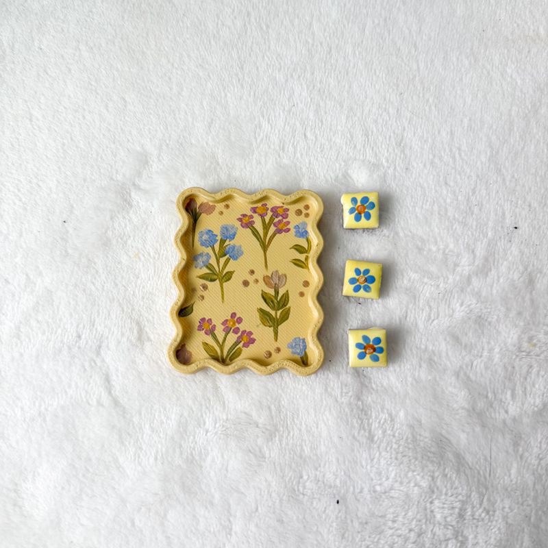 Mini Framed Magnet Set - Cottage Core Florals Mini Framed Magnet Set - Cottage Core Florals