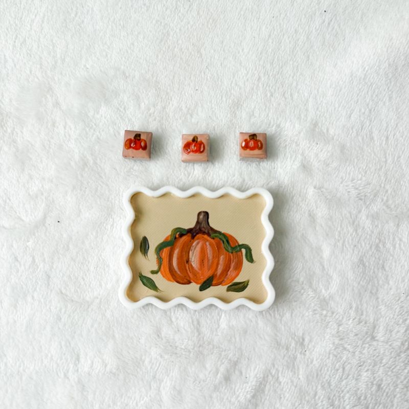 Mini Framed Magnet Set - Pumpkin Mini Framed Magnet Set - Pumpkin