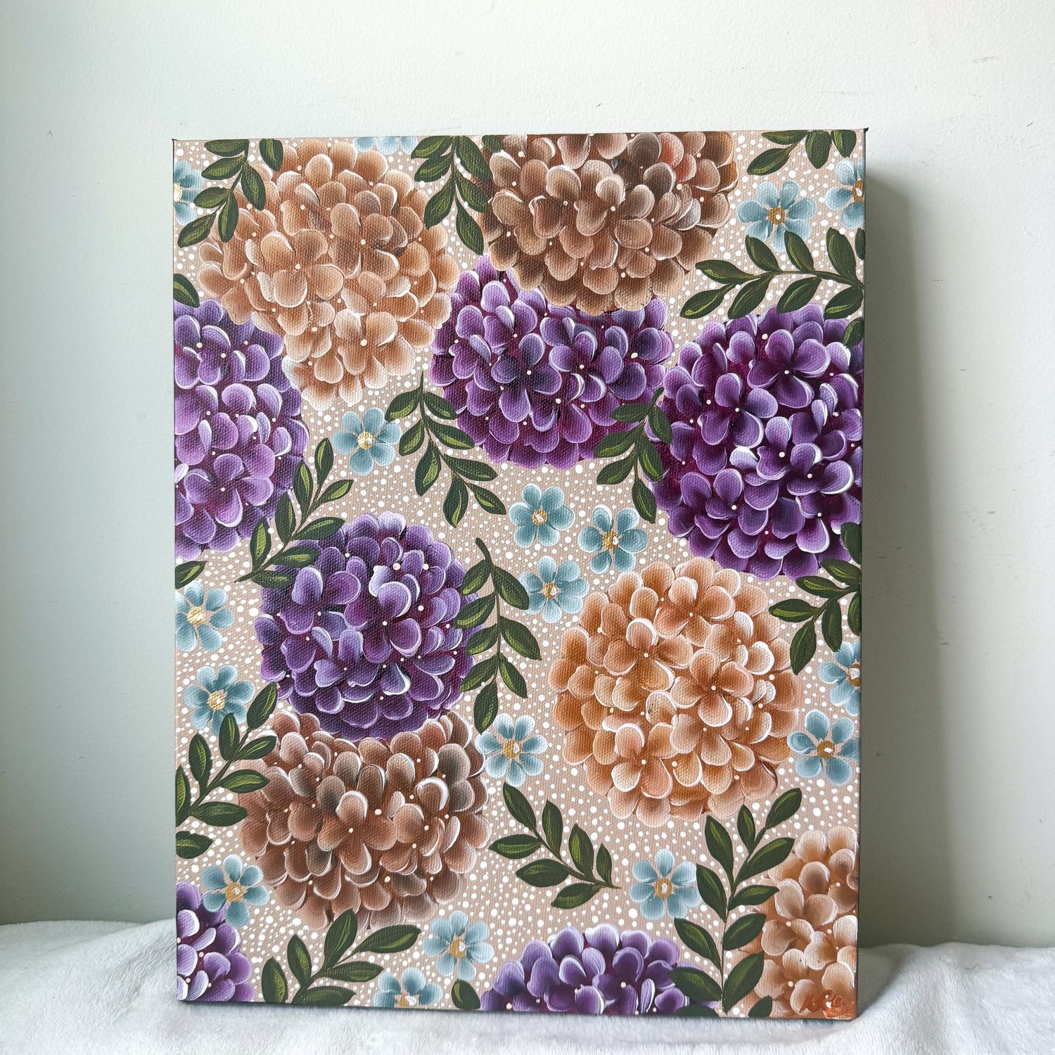 11" x 14" Canvas - CC Signature Fall Hydrangea 11" x 14" Canvas - CC Signature Fall Hydrangea