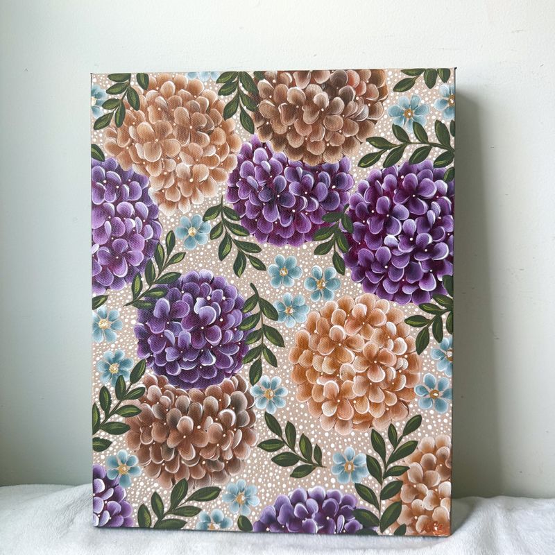 11" x 14" Canvas - CC Signature Fall Hydrangea 11" x 14" Canvas - CC Signature Fall Hydrangea