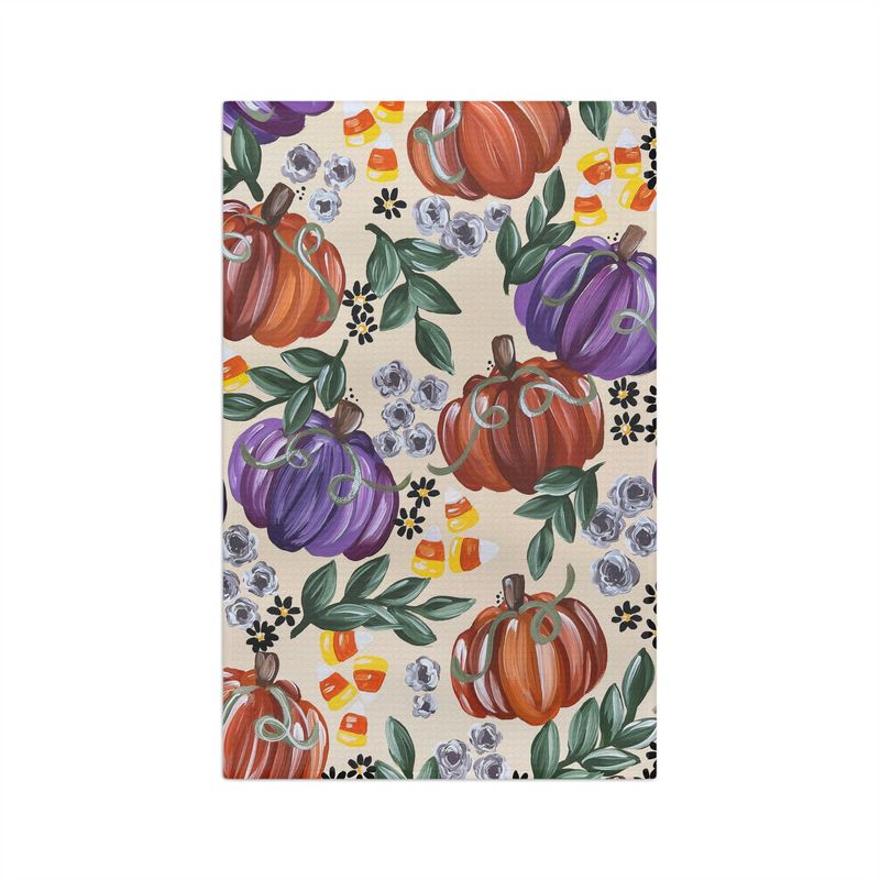 Halloween Harvest Kitchen Tea Towel