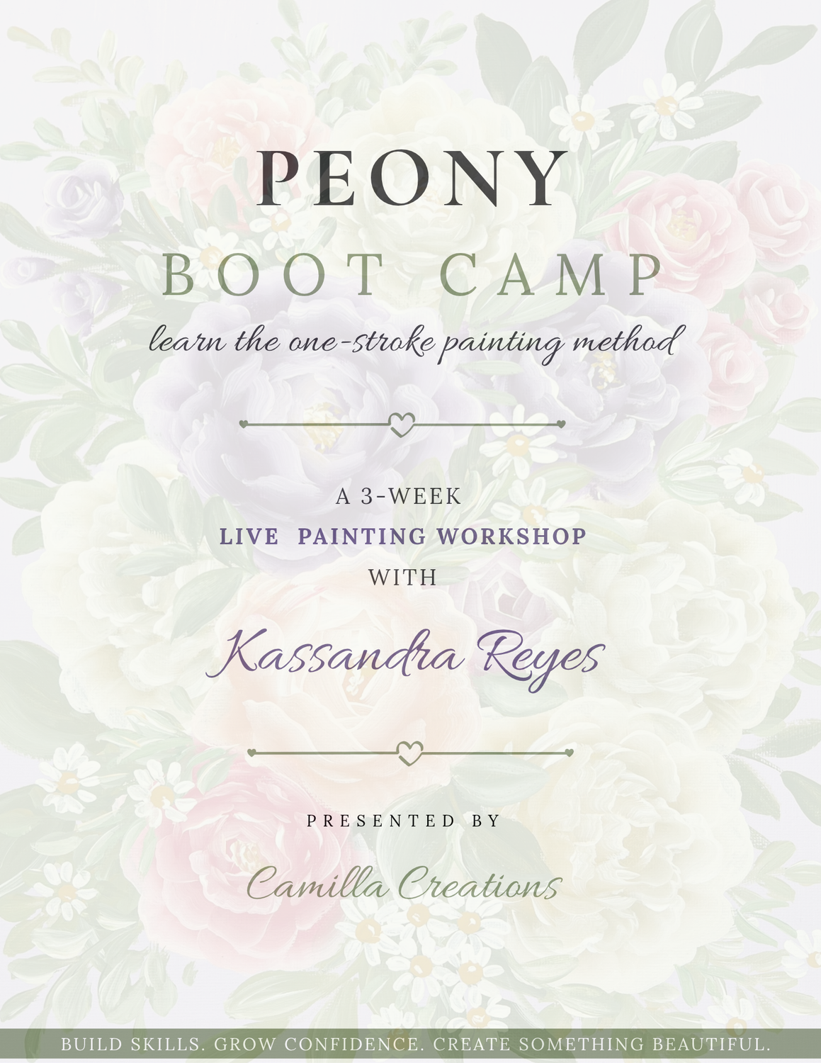 Peony Boot Camp | 3-Part Self-Paced Painting Course Peony Boot Camp | 3-Part Self-Paced Painting Course