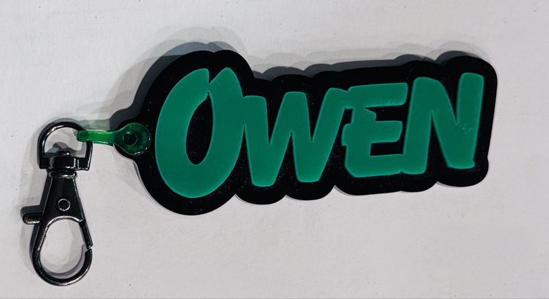 Custom Name Key Fobs