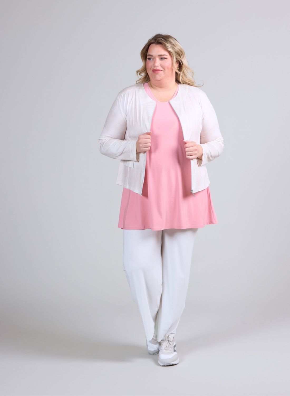 Vegane Jacke in Lederlook bis Grösse 56
