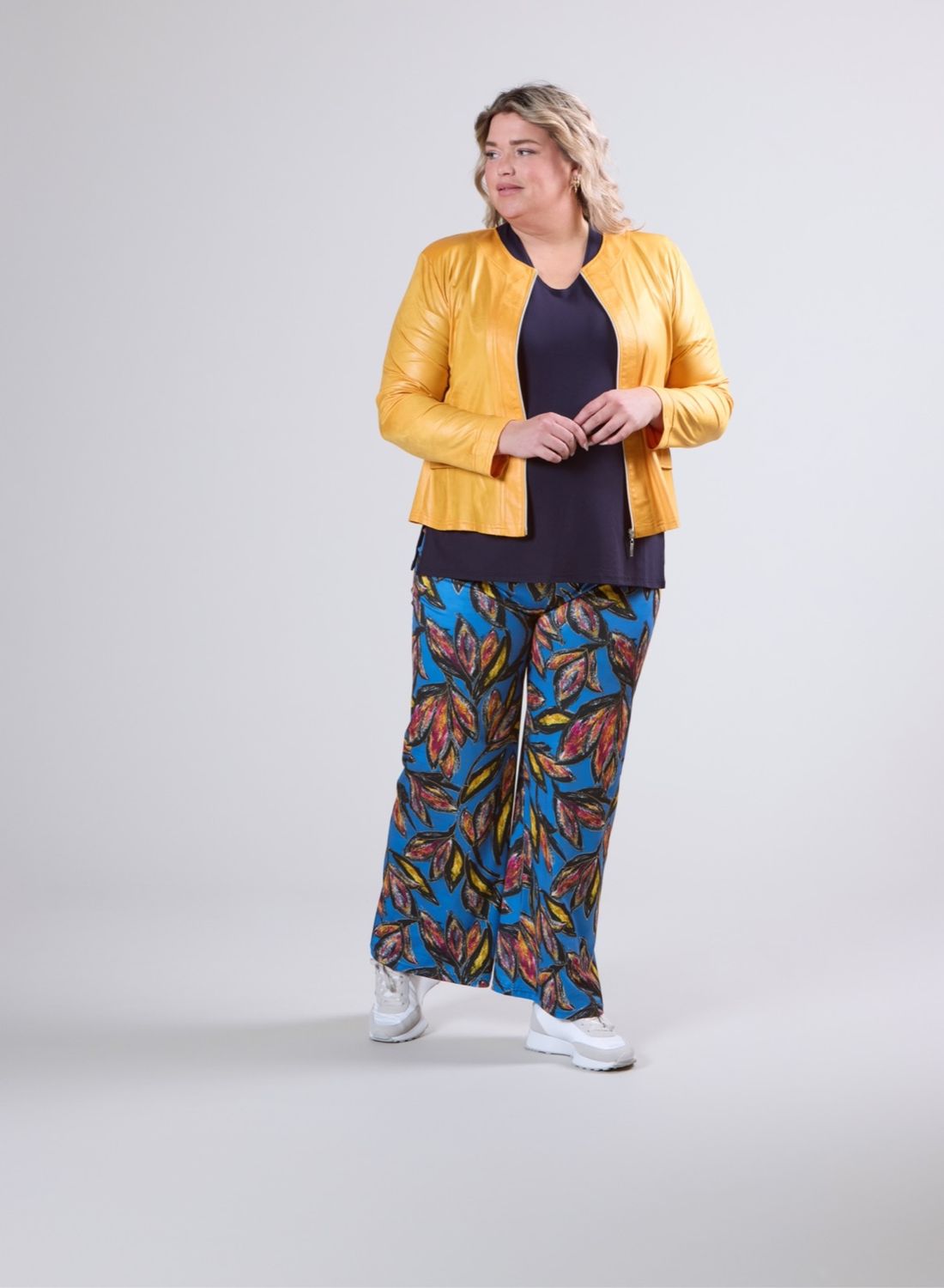 Vegane Jacke in Lederlook bis Grösse 56