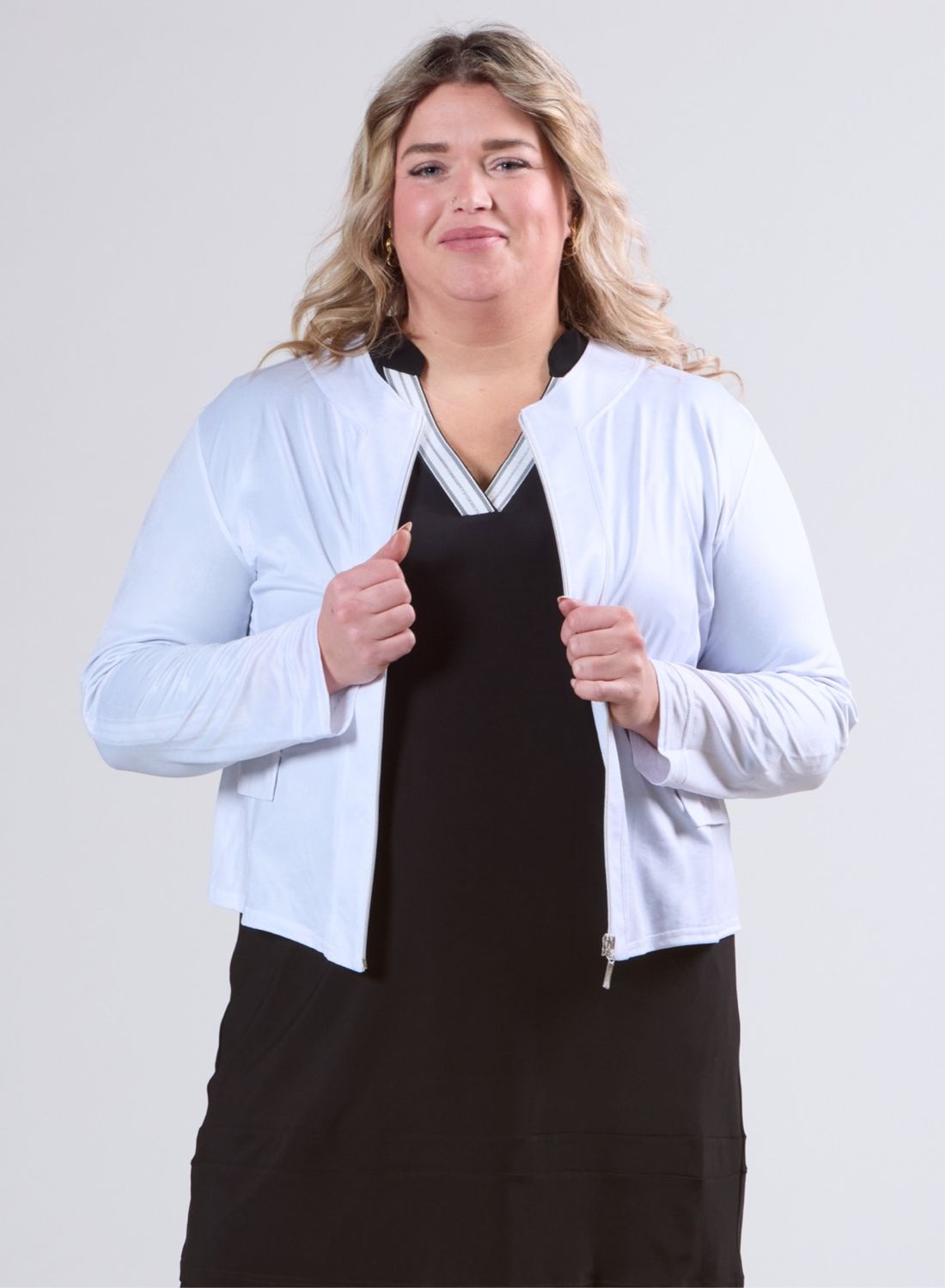 Vegane Jacke in Lederlook bis Grösse 56