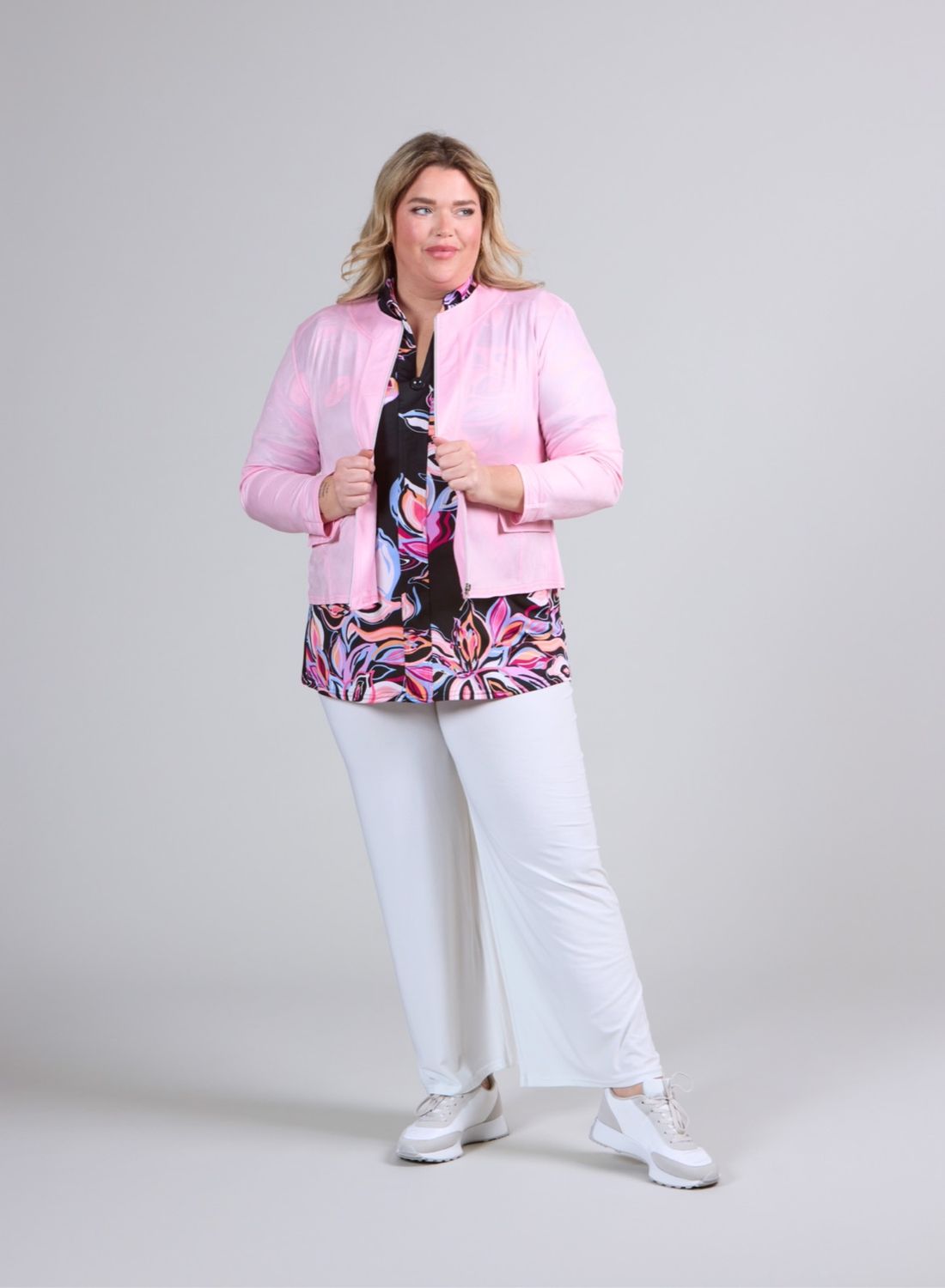 Vegane Jacke in Lederlook bis Grösse 56