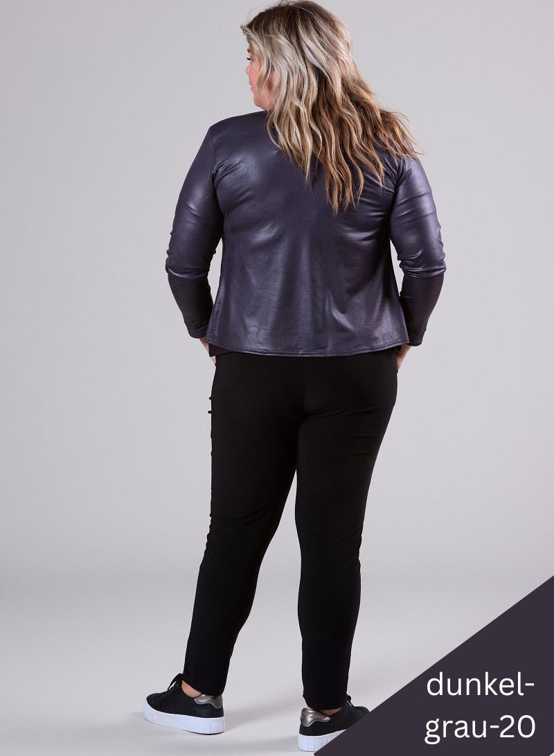 Vegane Jacke in Lederlook bis Grösse 56