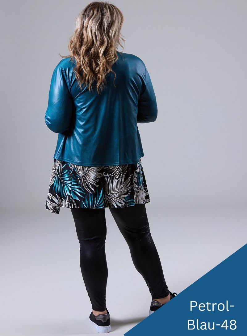 Vegane Jacke in Lederlook bis Grösse 56