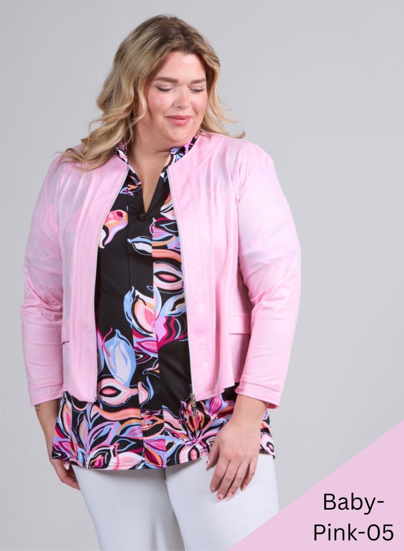 Vegane Jacke in Lederlook bis Grösse 56