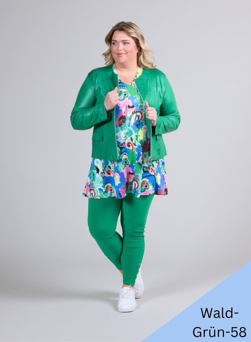Vegane Jacke in Lederlook bis Grösse 56