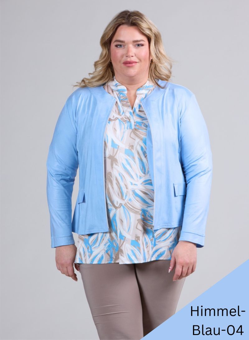 Vegane Jacke in Lederlook bis Grösse 56