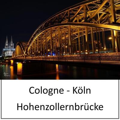 Leinwand - Hohenzollernbrücke