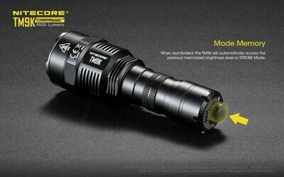 Nitecore - TM9K Tiny Monster Flashlight - 9500 Lumens e 268 metri - Ricaricabile USB - Torcia LED