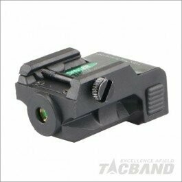 TacBand LASER per base weaver con batteria ricaricabile (ROSSO)