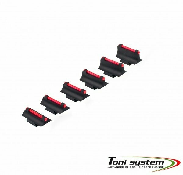 TONI SYSTEM Mirino a coda di R.  mm, fibra  1,5mm