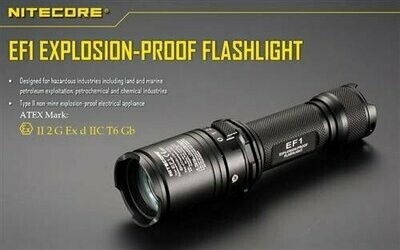 NITECORE EF1 explosion-proof flashlight -
830 LUMENS