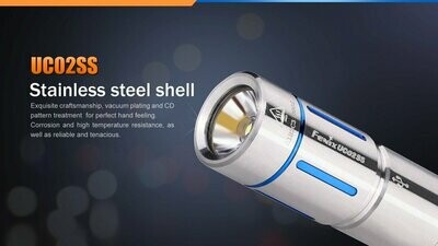 Fenix UC02 Stainless Steel Torch! 137 Lumens from 1.7 Inches