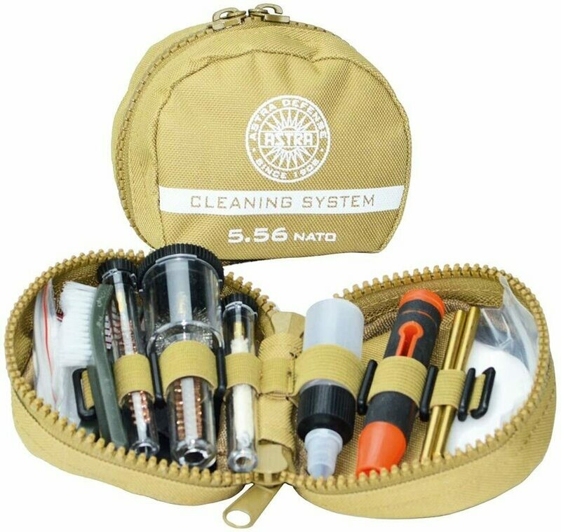 Astra Defense Cleaning System 5.56 Nato - Kit di Pulizia - Specifiche Militari