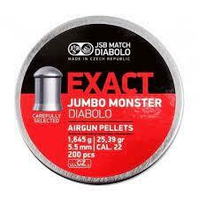 PALLINI JSB EXACT JUMBO HEAVY 5.52 – 250 PZ  PESO 1,645 GR.