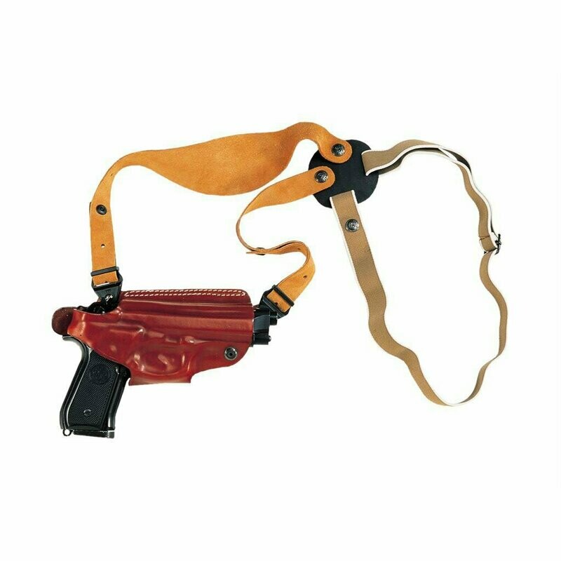 VEGA HOLSTER O1 – Fondina in cuoio ascellare e da cintura con sgancio rapido