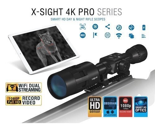 ATN X-SIGHT 4K INGRAND. 5-20X CON ROTTAMAZIONE