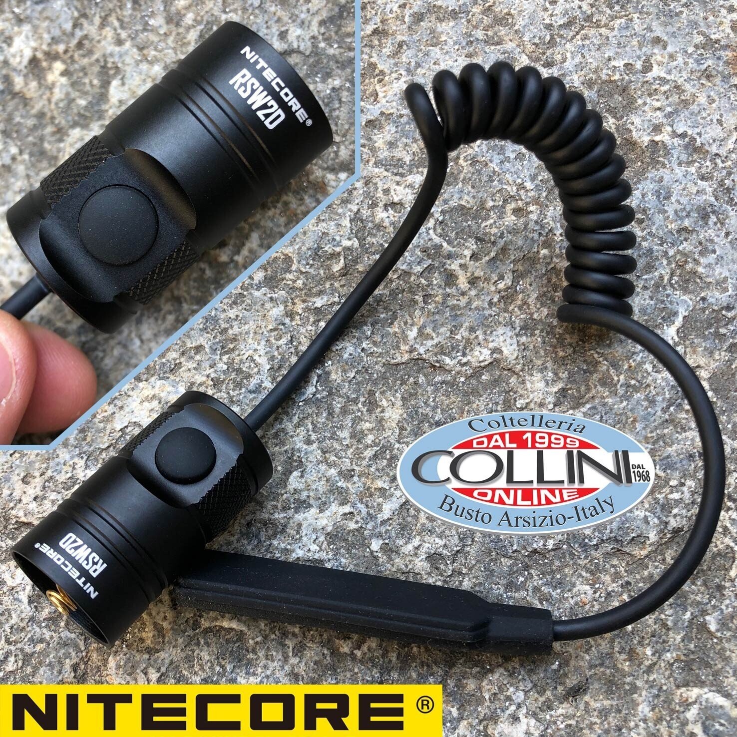Nitecore - RSW2D - Comando Remoto per MH12GTS, MH25GTS, CI7, P12GTS, P22R -