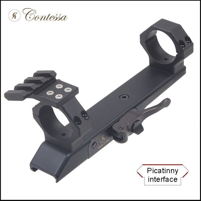 CONTESSA – SIMPLE BLACK PICATINNY PER VISORE  ATN 4K  COD. SBP10/A