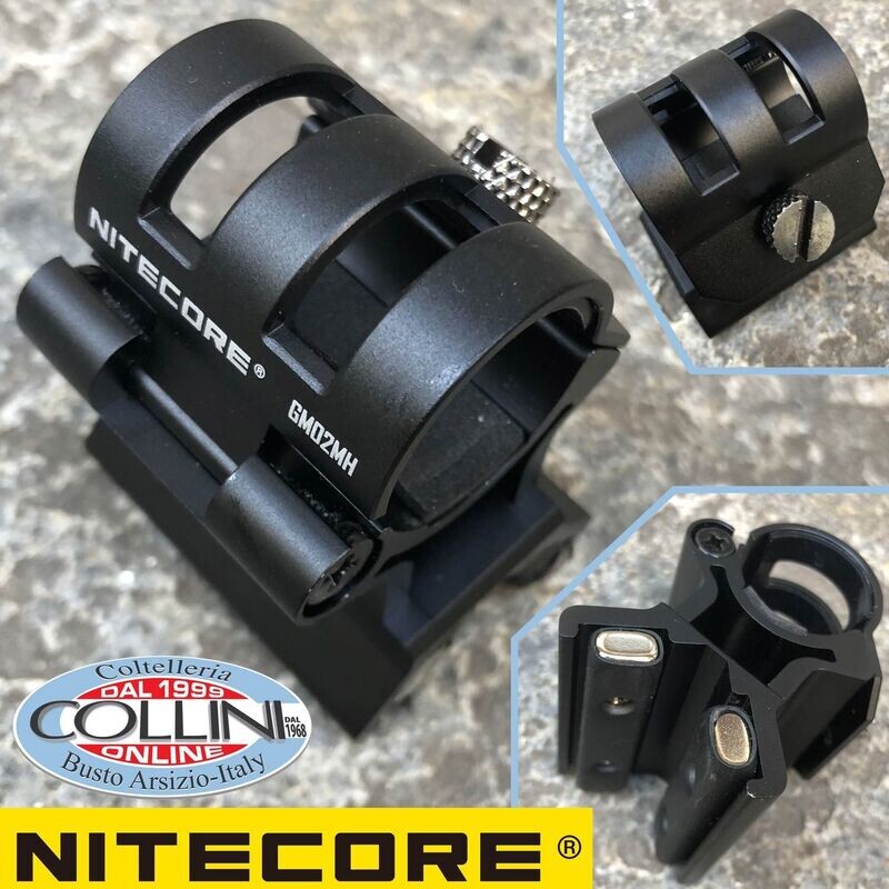 NITECORE GM02MH - Attacco magnetico fucile - Accessorio per torce Nitecore NEW P30, MH40GTR, MH25GT, MH25GTS etc.