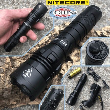 Nitecore - P22R Torcia Tattica Ricaricabile USB - 1800 Lumens e 262 metri - torcia