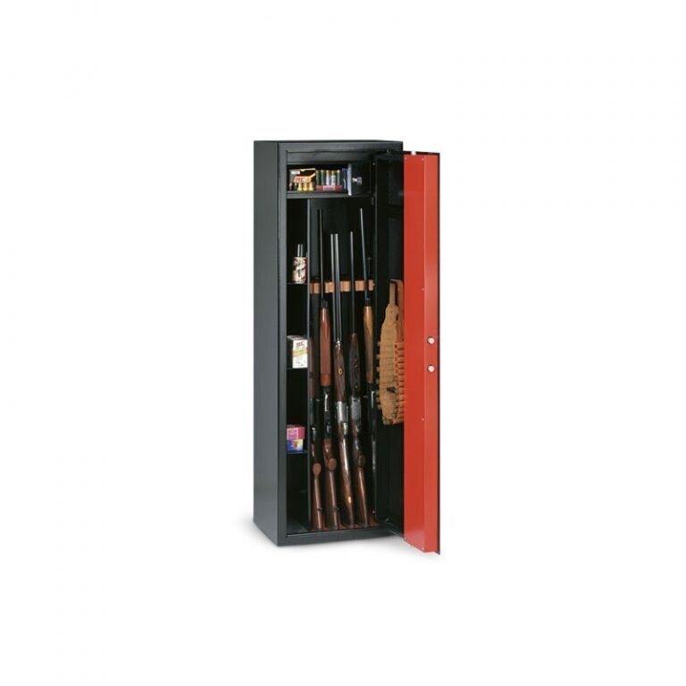 TECHNOMAX ARMADIO PORTAFUCILI  Tenax 5/7
9 FUCILI + TESORETTO 116 KG.
CLASSE SICUREZZA "A"