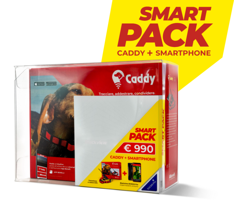 PROMO BENELLI CADDY SMART PACK (RICEVITORE - COLLARE ADDESTRAMENTO + TELEFONO BLACKBERRY(