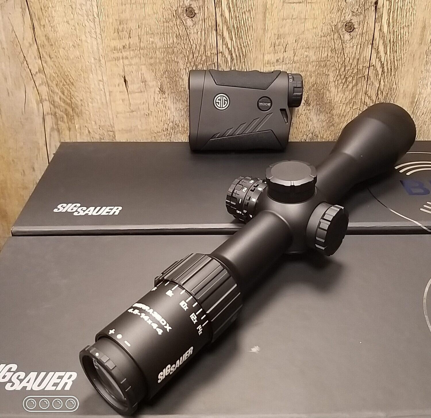 USATO: KIT OTTICA+ TELEMETRO SIG SAUER SIERRA BOX BDX 4.5-14X44-KILO 1800