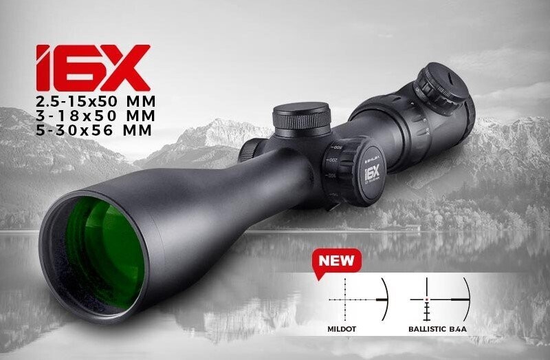 OTTICA SHILBA 3-18X50 RETICOLO BALISTICO B4