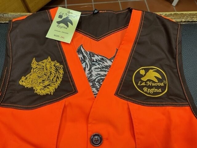 GILET NUOVA REGINA DRESSEUR CON LOGO CINGHIALE