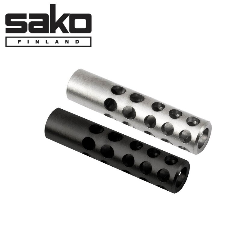 FRENO DI BOCCA SAKO /TIKKA  MUZZLE BRAKE  M14X1 (ADATTO ALLE VERSIONI CANNA LEGGERA)  BRUNITO