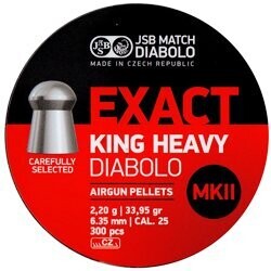 Pallini JSB Exact King Heavy MKII cal.6.35 - 2,20 gr