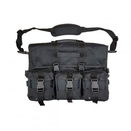 6201002 – BORSA TACTICAL – 3 TASCHE ESTERNE ANTERIORI – 8 COMPARTI INTERNI DI VARIE MISURE – 1 TASCA POSTERIORE – MIS. 45X31X20 CM – 6201002