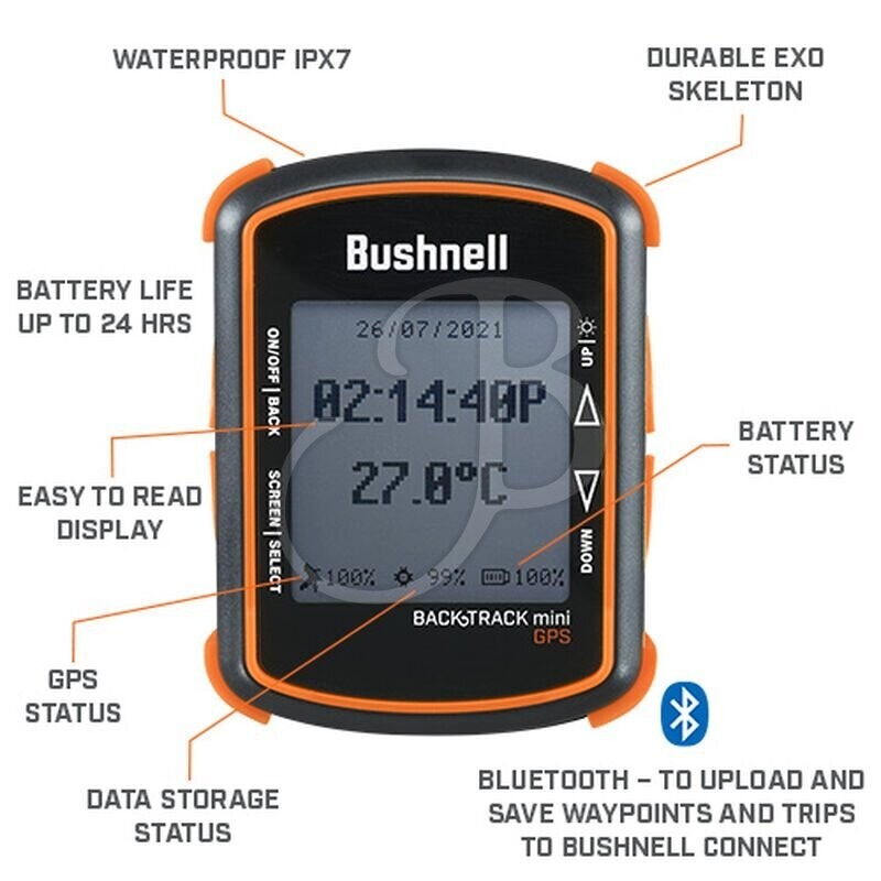 BUSHNELL BACKTRACK MINI GPS PORTATILE HANDING