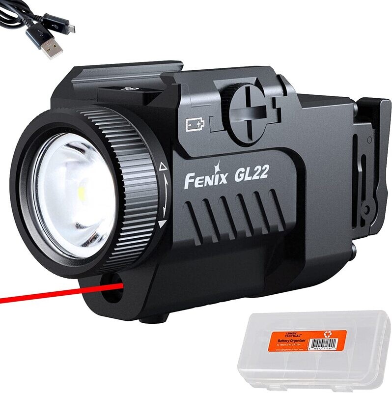 TORCIA PISTOLA – FENIX – GL22 LED 750 LUMEN RED LASER