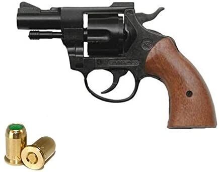 Revolver a Salve BRUNI Olympic Cal.380 | Top Firing | Nero