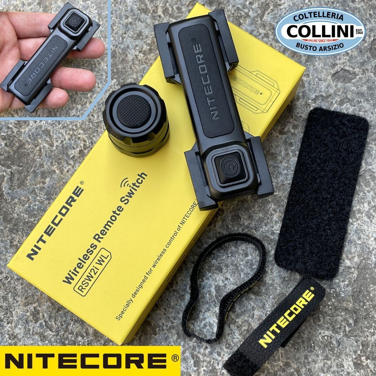 Nitecore - RSW2i WL - Comando Remoto Wireless per P10i, P10iX, P20i, P20i UV, P20iX, P30i e P35i - Accessori Torce Led