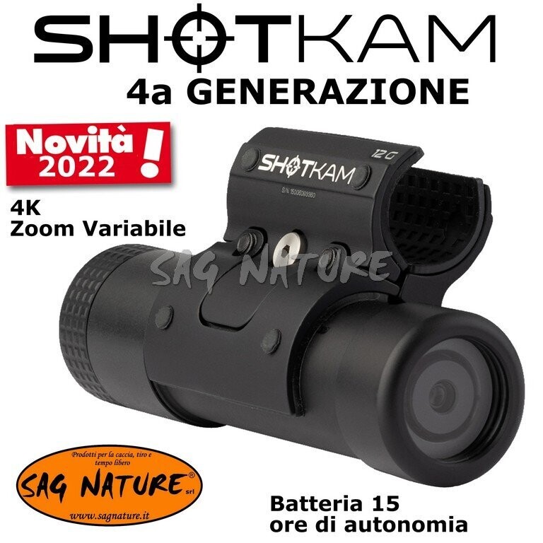 Videcamera SHOTKAM  4  GENERAZIONE TELECAMERA PER CACCIA E TIRO A VOLO