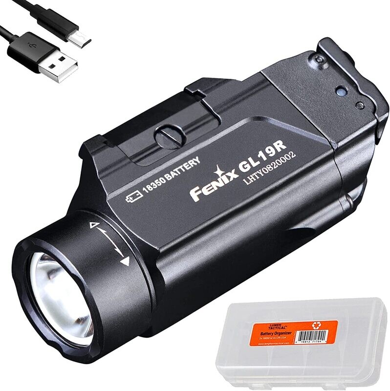 FENIX TORCIA TATTICA Pistola 1200 LUMENS FNX GL19R RICARICABILE