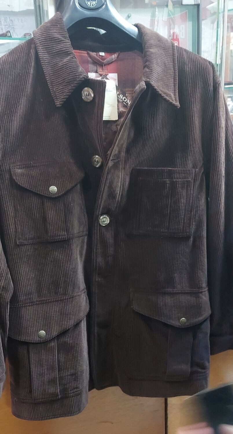 FILSON GIACCA VELLUTO A COSTE COLORE MARRONE