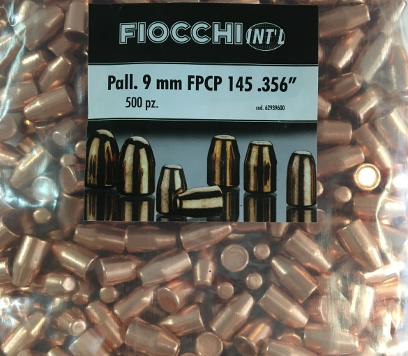 FIOCCHI PALLE RAMATE 9 FPCP GR.145 RAM PZ 500 .356
Codice produttore: 629398