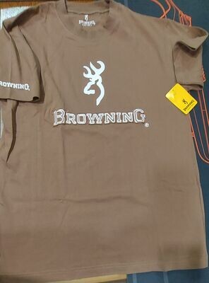 Maglietta da uomo Logo Browning A MANICHE CORTE
COLORE MARRONE